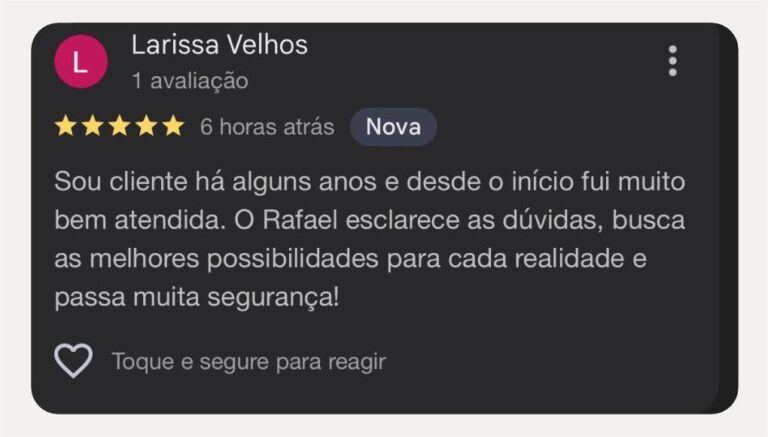 Clique e veja mais no google